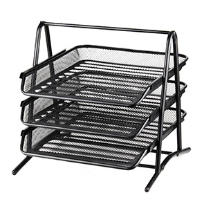 Wire Mesh 3 Tier Document Tray